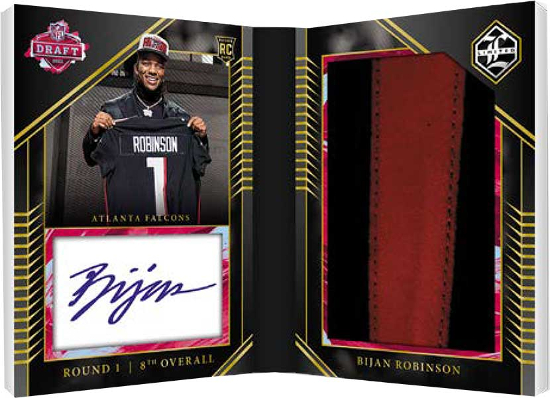 Draft Day Signatures Booklet Bijan Robinson MOCK UP Draft Day Signatures Booklet Bijan Robinson MOCK UP