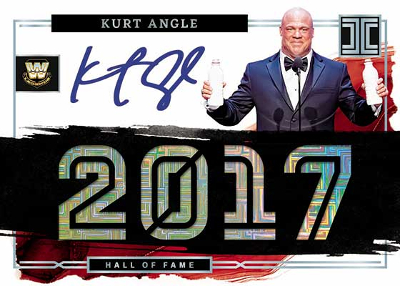 Impeccable Hall of Fame Auto Kurt Angle MOCK UP