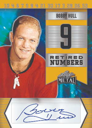 Retired Numbers Auto Bobby Hull MOCK UP