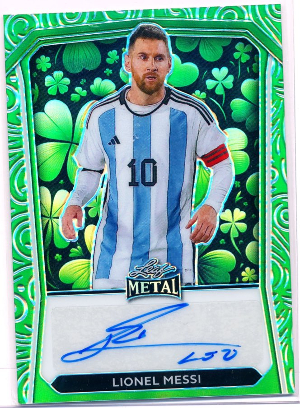 St. Patrick's Day Auto 4 Leaf Clover Lionel Messi St. Patrick's Day Auto 4 Leaf Clover Lionel Messi