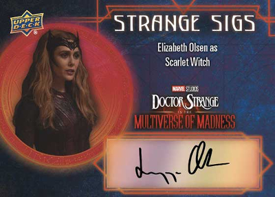 Strange Sigs Horizontal Elisabeth Olsen as Scarlet Witch MOCK UP