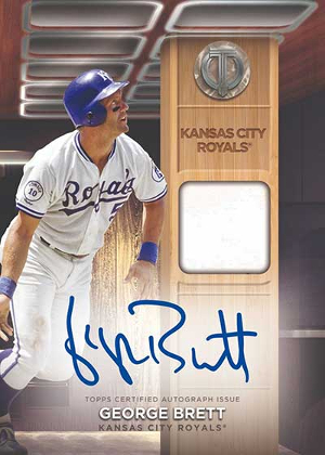 Tribute to the Threads Auto George Brett MOCK UP