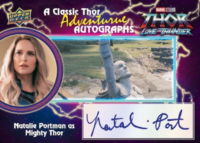 A Classic Thor Adventure Auto Natalie Portman as Mighty Thor MOCK UP
