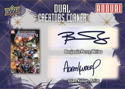 Creators Corner Dual Signatures Benjamin Percy, Adam Kubert MOCK UP