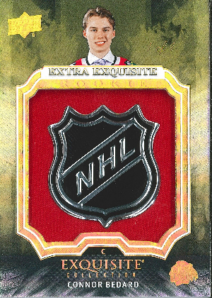 Exquisite Collection Extra Exquisite Rookies Shield Connor Bedard