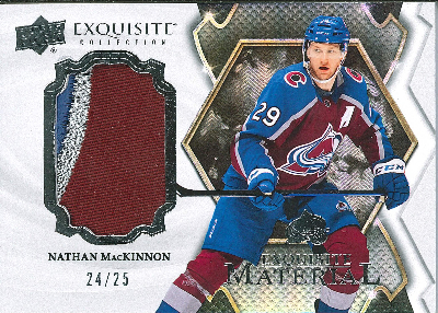 Exquisite Collection Materials Nathan MacKinnon