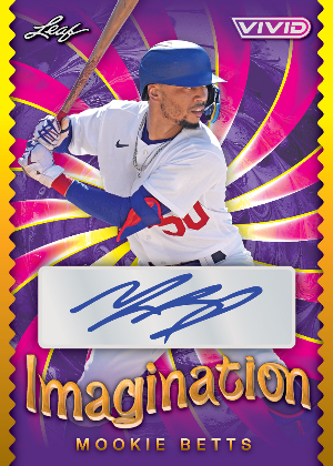 Imagination Yellow Crystals Auto Mookie Betts MOCK UP