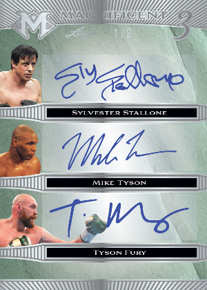 Magnificent 3 Sylvester Stalone, Mike Tyson, Tyson Fury MOCK UP