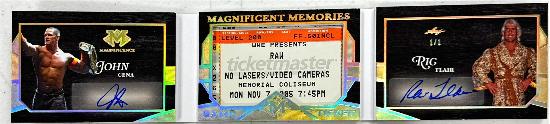 Magnificent Memories John Cena, Ric Flair MOCK UP