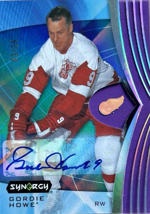 Base Purple Auto Gordie Howe Base Purple Auto Gordie Howe