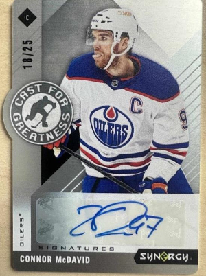 Cast For Greatness Signatures Connor McDavid Cast For Greatness Signatures Connor McDavid