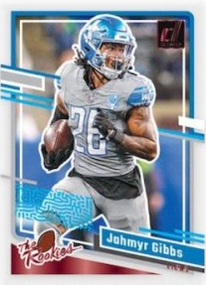 Clearly The Rookies Red Johmyr Gibbs MOCK UP