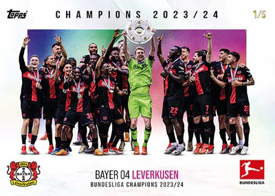 End of Season Awards Champions Bayer 04 Leverkusen MOCK UP