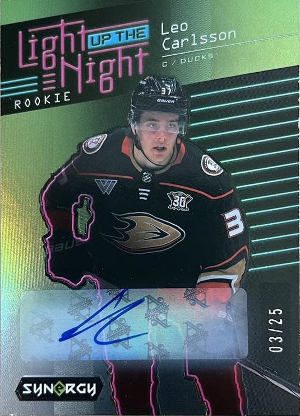 Light Up The Night Rookies Green Auto Leo Carlsson Light Up The Night Rookies Green Auto Leo Carlsson