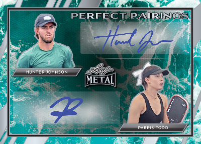 Perfect Pairings Auto Hunter Johnson, Parris Todd MOCK UP