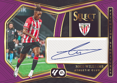 Pitchside Signatures Purple Nico Williams MOCK UP
