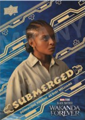 Submerged Dominique Thorne as Riri Williams MOCK UP Submerged Dominique Thorne as Riri Williams MOCK UP