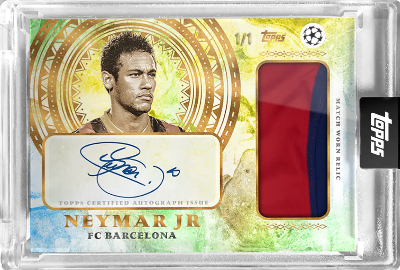 Auto Relic 1-of-1 Neymar Jr MOCK UP