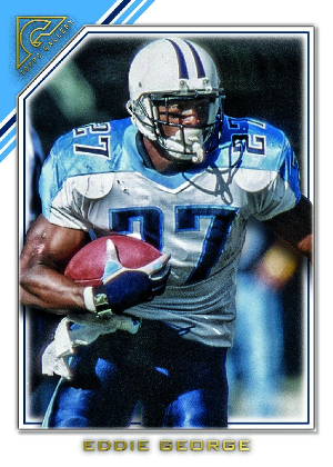 Base Topps Gallery Eddie George MOCK UP