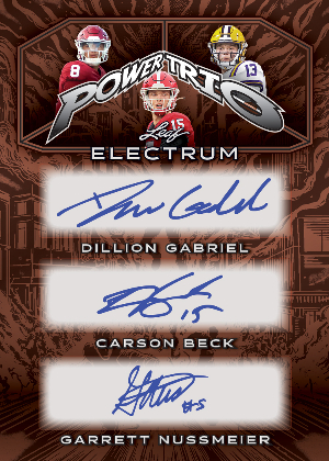 Power Trio Auto Dillion Gabriel, Carson Beck, Garrett Nussmeier MOCK UP Power Trio Auto Dillion Gabriel, Carson Beck, Garrett Nussmeier MOCK UP