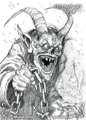 Preliminary Art Krampus MOCK UP Preliminary Art Krampus MOCK UP