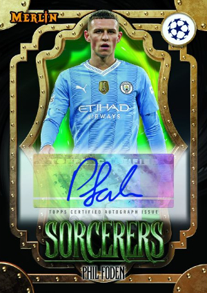 Sorcerers Auto Phil Foden MOCK UP Sorcerers Auto Phil Foden MOCK UP