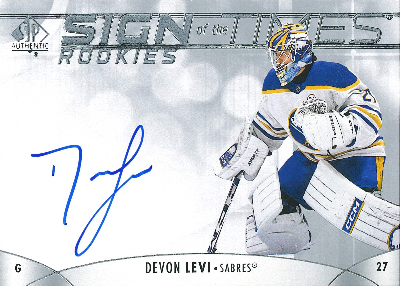 Sign of the Times Rookies Devon Levi Sign of the Times Rookies Devon Levi