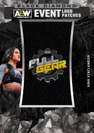 AEW Event Logo Patches Full Gear Kris Statlander MOCK UP AEW Event Logo Patches Full Gear Kris Statlander MOCK UP