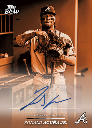 Auto Orange Ronald Acuna Jr MOCK UP Auto Orange Ronald Acuna Jr MOCK UP