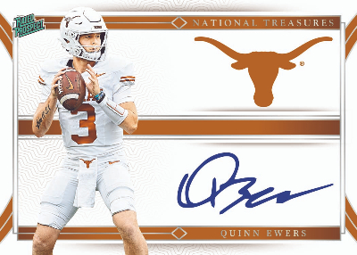 thumbnail image 2 of Quinn Ewers - 2024 Panini Instant College Football #QEC - Jaguar /10 Auto 2 of 12