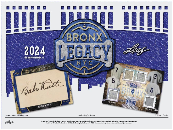 2024 Leaf A Bronx Legacy Baseball 2024 Leaf A Bronx Legacy Baseball