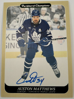 Base Auto Auston Matthews Base Auto Auston Matthews