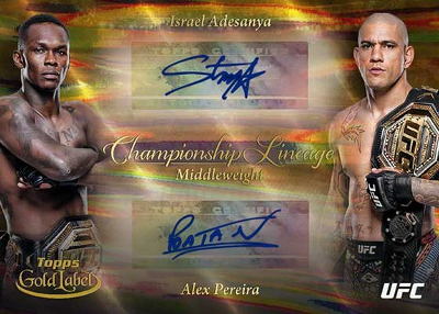 Championship Lineage Auto Israel Adesanya, Alex Pereira MOCK UP Championship Lineage Auto Israel Adesanya, Alex Pereira MOCK UP