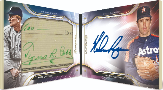 Facing Off Booklet Ty Cobb, Nolan Ryan MOCK UP Facing Off Booklet Ty Cobb, Nolan Ryan MOCK UP