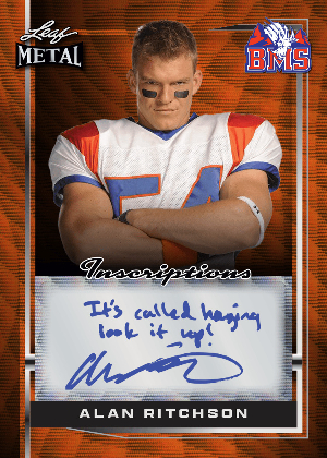 Inscriptions Auto Alan Ritchson MOCK UP Inscriptions Auto Alan Ritchson MOCK UP