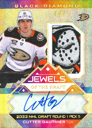Jewels of the Draft Rookies Cutter Gauthier Jewels of the Draft Rookies Cutter Gauthier
