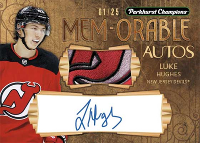 Parkhurst MEM-orable Booklet Rookie Auto Luke Hughes MOCK UP Parkhurst MEM-orable Booklet Rookie Auto Luke Hughes MOCK UP