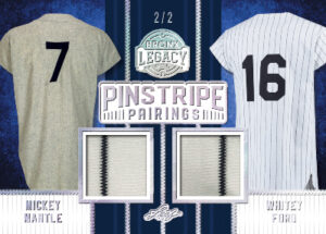 Pinstripe Pairings Mickey Mantle, Whitey Ford MOCK UP