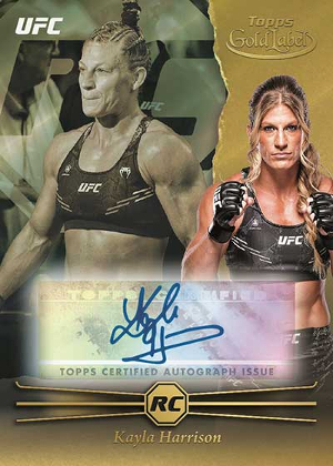 Rookie Auto Kayla Harrison MOCK UP Rookie Auto Kayla Harrison MOCK UP