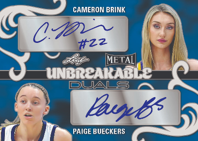 Unbreakable Duals Cameron Brink, Paige Bueckers MOCK UP Unbreakable Duals Cameron Brink, Paige Bueckers MOCK UP