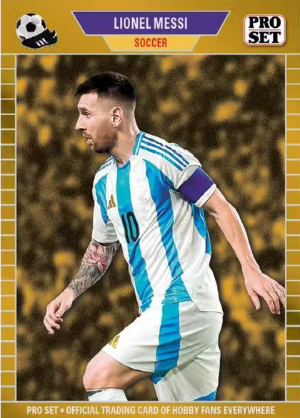 1989 Pro Set Base Lionel Messi MOCK UP
