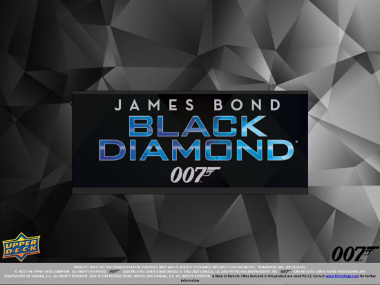 2023 Upper Deck Black Diamond James Bond 2023 Upper Deck Black Diamond James Bond