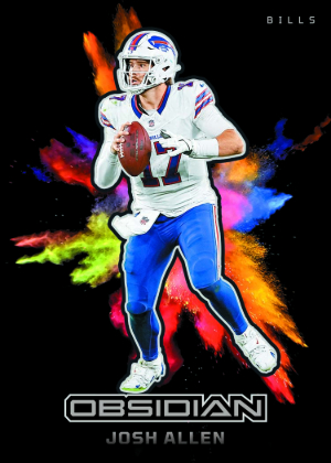 Black Color Blast Josh Allen MOCK UP Black Color Blast Josh Allen MOCK UP