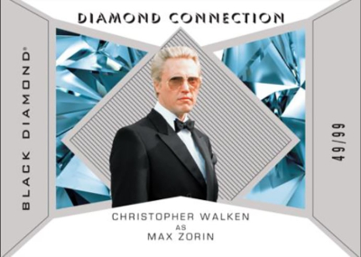 Diamond Connections Cristopher Walken as Max Zorin MOCK UP Diamond Connections Cristopher Walken as Max Zorin MOCK UP