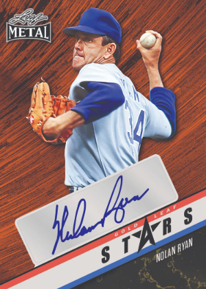 Gold Leaf Stars Nolan Ryan MOCK UP