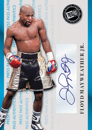 Press Pass Authentics Floyd Mayweather Jr MOCK UP