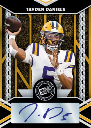 Press Pass Auto Jayden Daniels MOCK UP