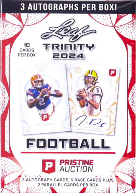 2024 Leaf Trinity Pristine Football Blaster Box 2024 Leaf Trinity Pristine Football Blaster Box