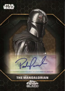 Auto Light Side SuperFractor The Mandalorian MOCK UP