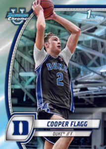 2024-25 Bowman Chrome University #16 Cooper Flagg - Duke Blue Devils Basketball Card